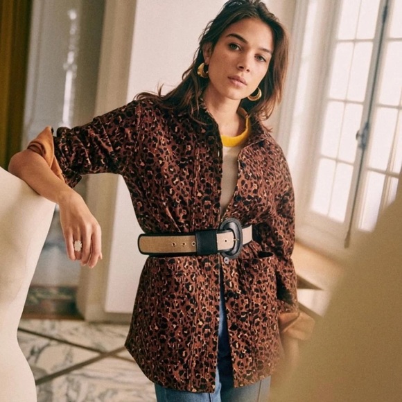 SÉZANE Will Jacket - Leopard - Picture 2 of 10